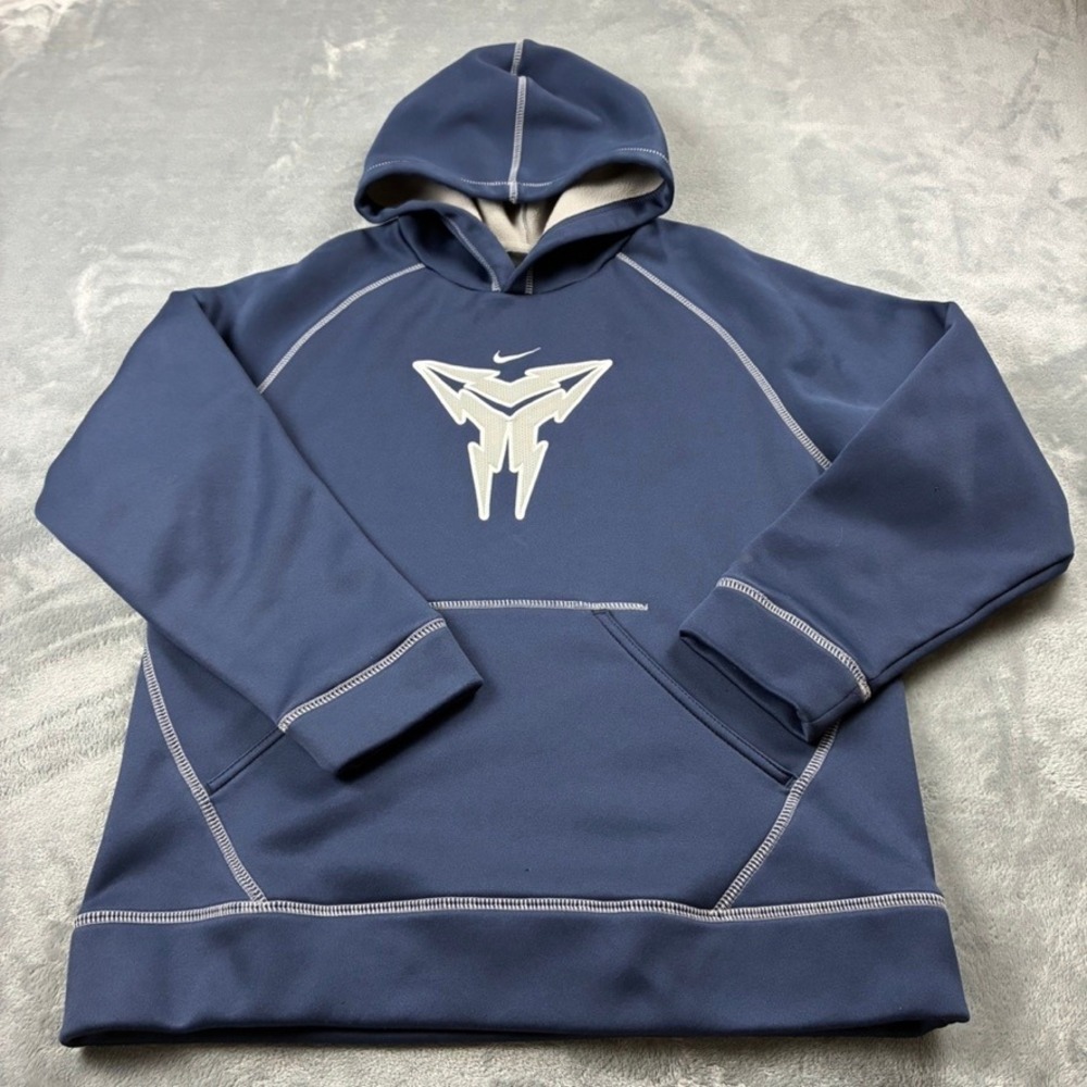 Nike Kobe Bryant Sheath Hoodie Kids Large Navy Blue Therma-FIT Sweatshirt